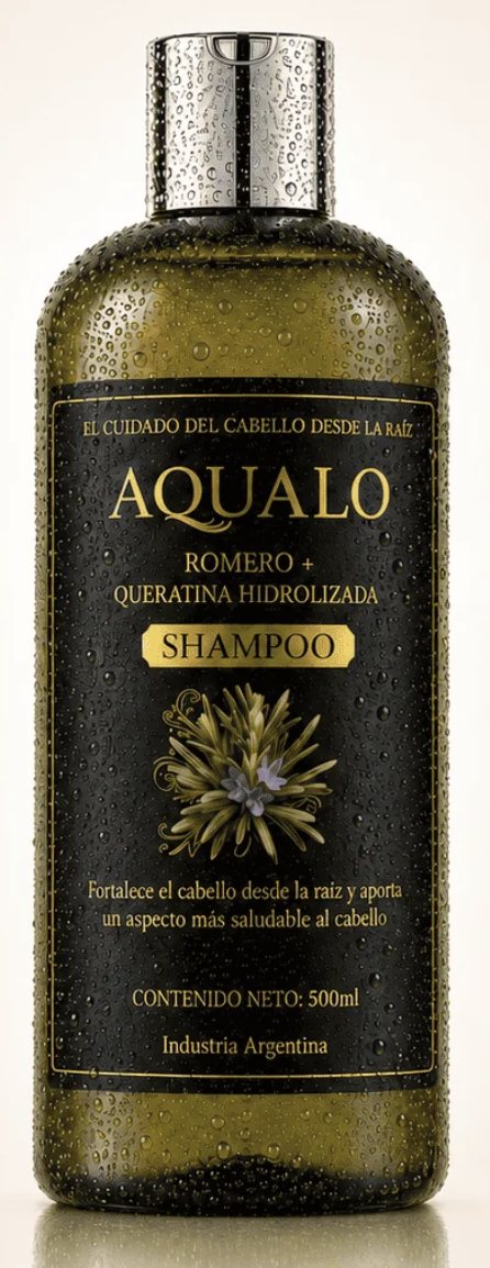 Shampoo AQUALO de romero y queratina